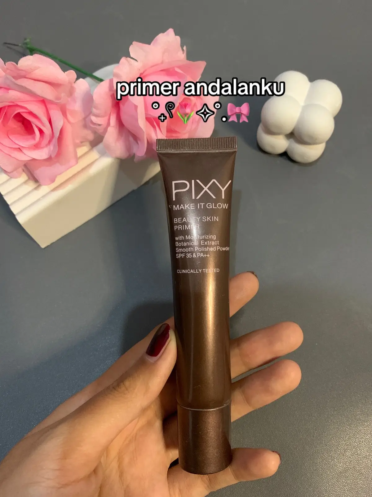 primer anti badai yang bisa menutupi pori pori kalian😋✨#pixy #primer #skincareroutine 