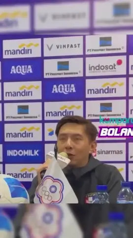 Jumpa Pers Pelatih Timnas China Taipei  #kabartimnas #timnasday #timnasIndonesia #beritabola #sepakbola 