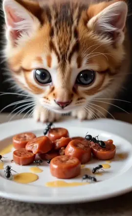 When ants climb into my plate of food, there is one less ant☝️