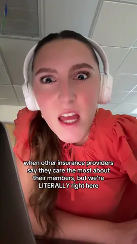 NO ONE cares more about their members than us 🙂‍↕️ #corporatehumor #insurance #insurancetiktok #workhumor #customerservice 