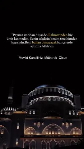 Mevlid kandiliniz mübarek olsun 🤍 #reels #mevlidkandili #allah #dua #sabır 