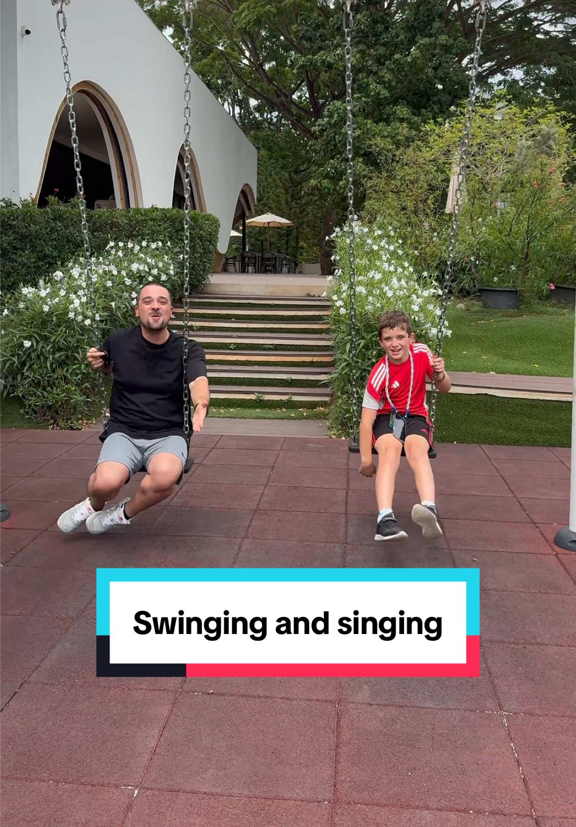 Swinging & singing 🎶✨ #tiamo #vaterundsohn #fy #fyp
