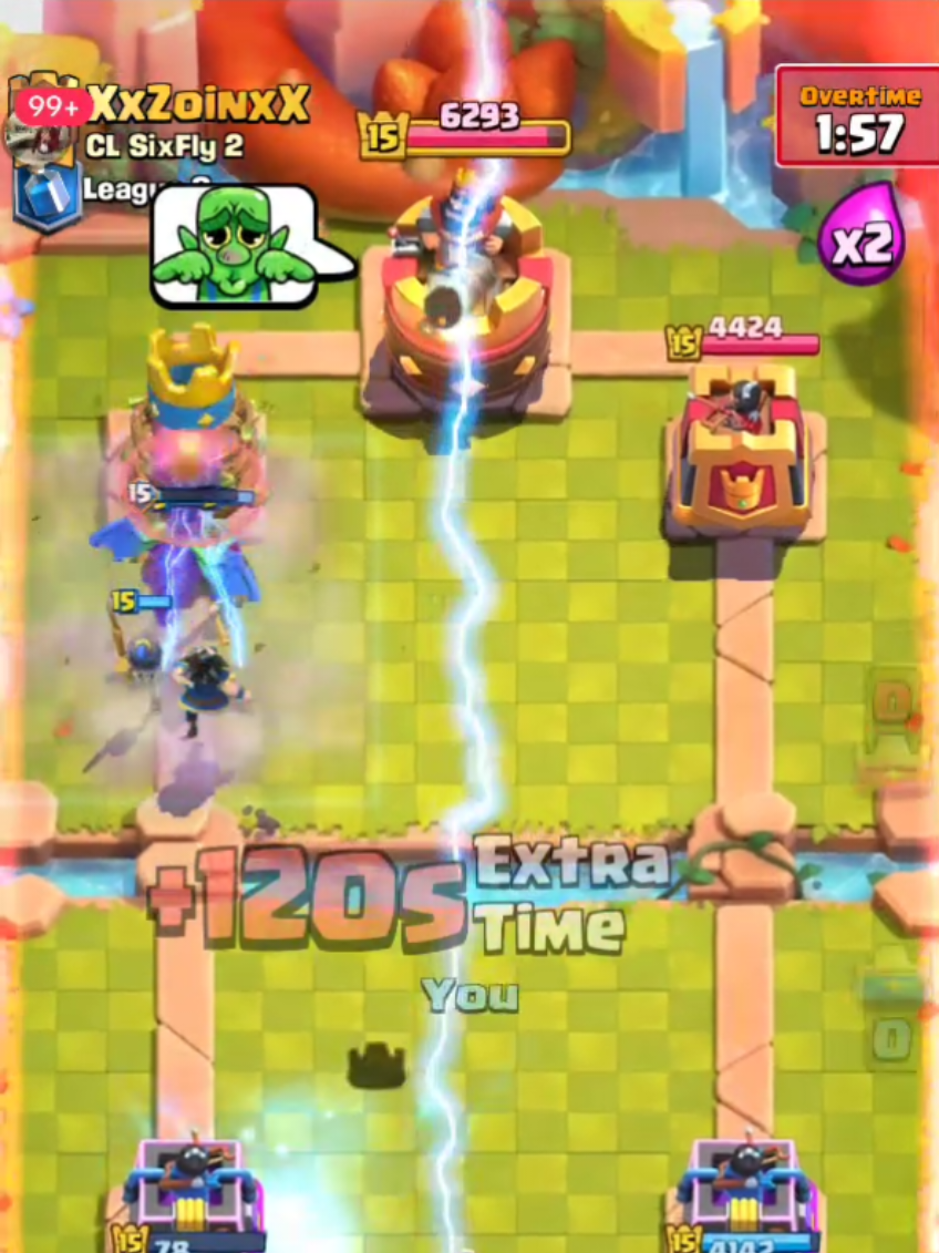 Nunca Hagas BM Antes De Tiempo🤡❤️. #clashroyale #clashroyalememes #viral #supercell 