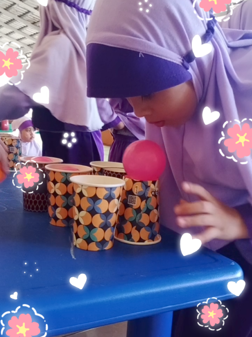 meniup bola #tkitpermatahatibatang #bermainsambilbelajar 