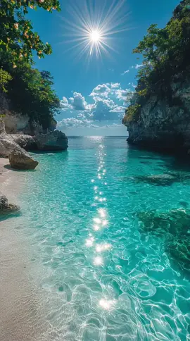 ✨ Paradise on Earth ✨ Crystal blue water, golden sun, and peace you can feel in your soul. 🌴💦 Who would you bring here? #ParadiseVibes #HiddenGem #TravelGoals #OceanTherapy #NatureEscape