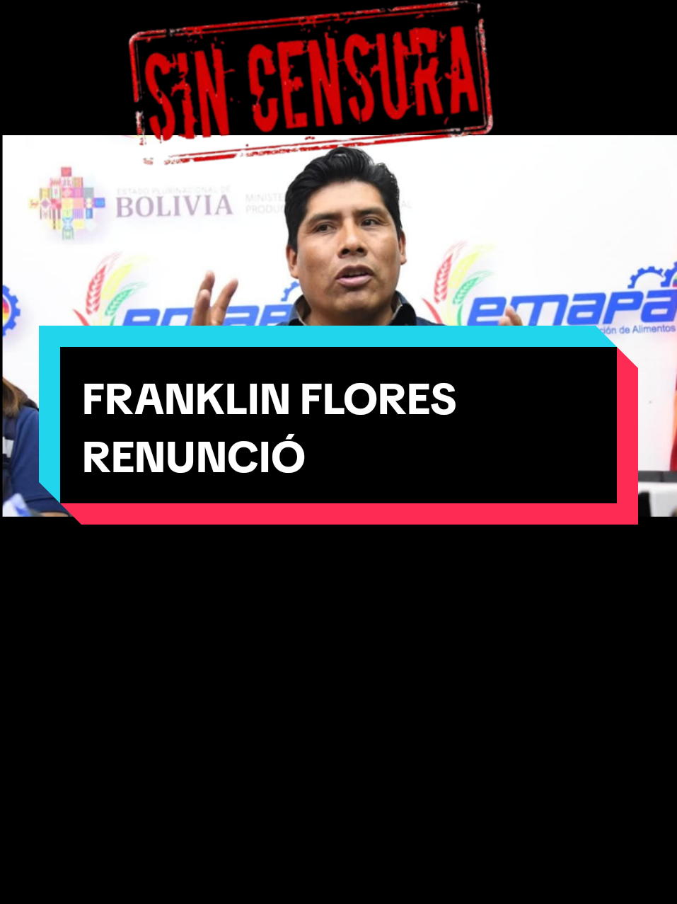 PANIFICADORES afirman que Franklin Flores renunció a emapa y piden arraigo para que no escape. #luisarce #bolivia🇧🇴 #sincensurabolivia #viralreels #viralpost 