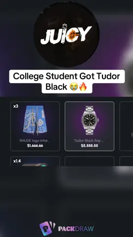 College Student Got Tudor Black 😭🔥 #kickstreaming 