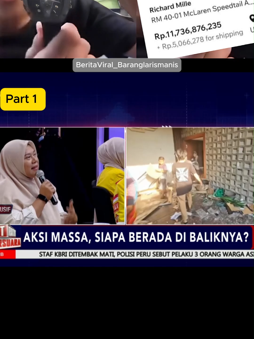 Part 1. Pengakuan Orang Tua Anak Yang Menemukan Jam Tangan Sahroni Seharga 11 Miliar  #ahmadsahroni #sahroni #dpr #demo #jarahrumahanggotadpr #indonesia #polisi #tni #lewatberanda #foryou #netizen #beritaviral #pemerintahindonesia #jamsahroni #fyp