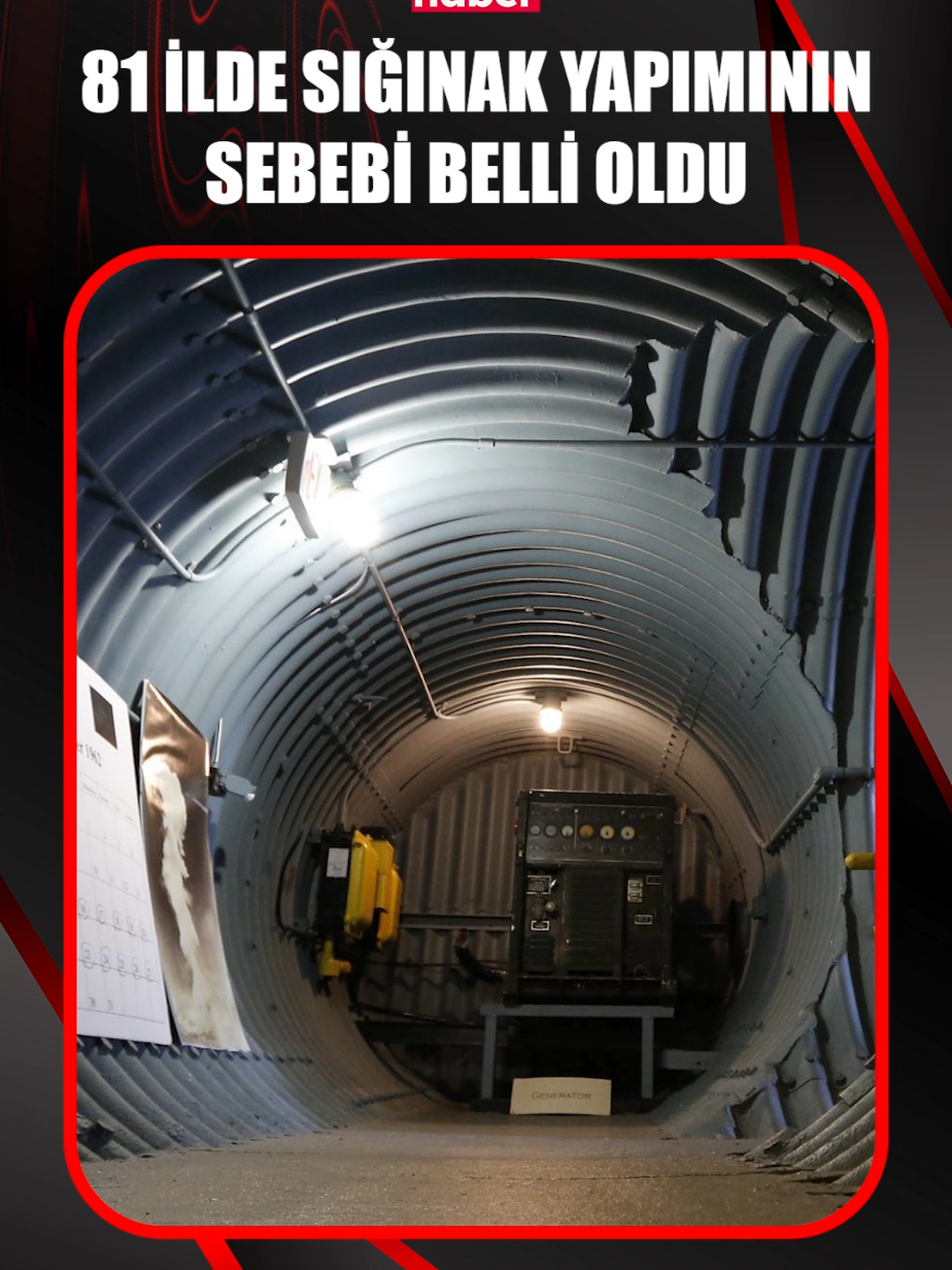 81 ilde yapımının sebebi belli oldu. #türkiye #sığınak #haber #keşfet #keşfetteyiz 