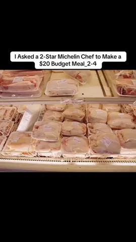 I Asked a 2-Star Michelin Chef to Make a $20 Budget Meal_2-4 #Budget