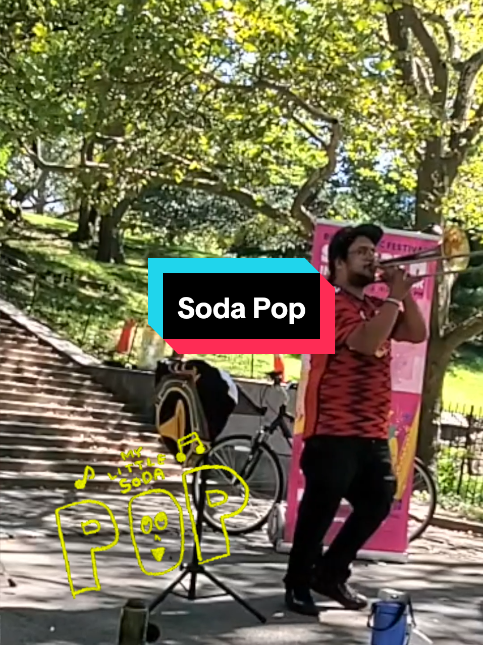 Will we be your idol with this one? We've been really into K-pop Demon Hunters, so we had to try this song out at our last gig.  #BrassBand #Trombone #Sousaphone #KpopDemonHunters #SodaPop 