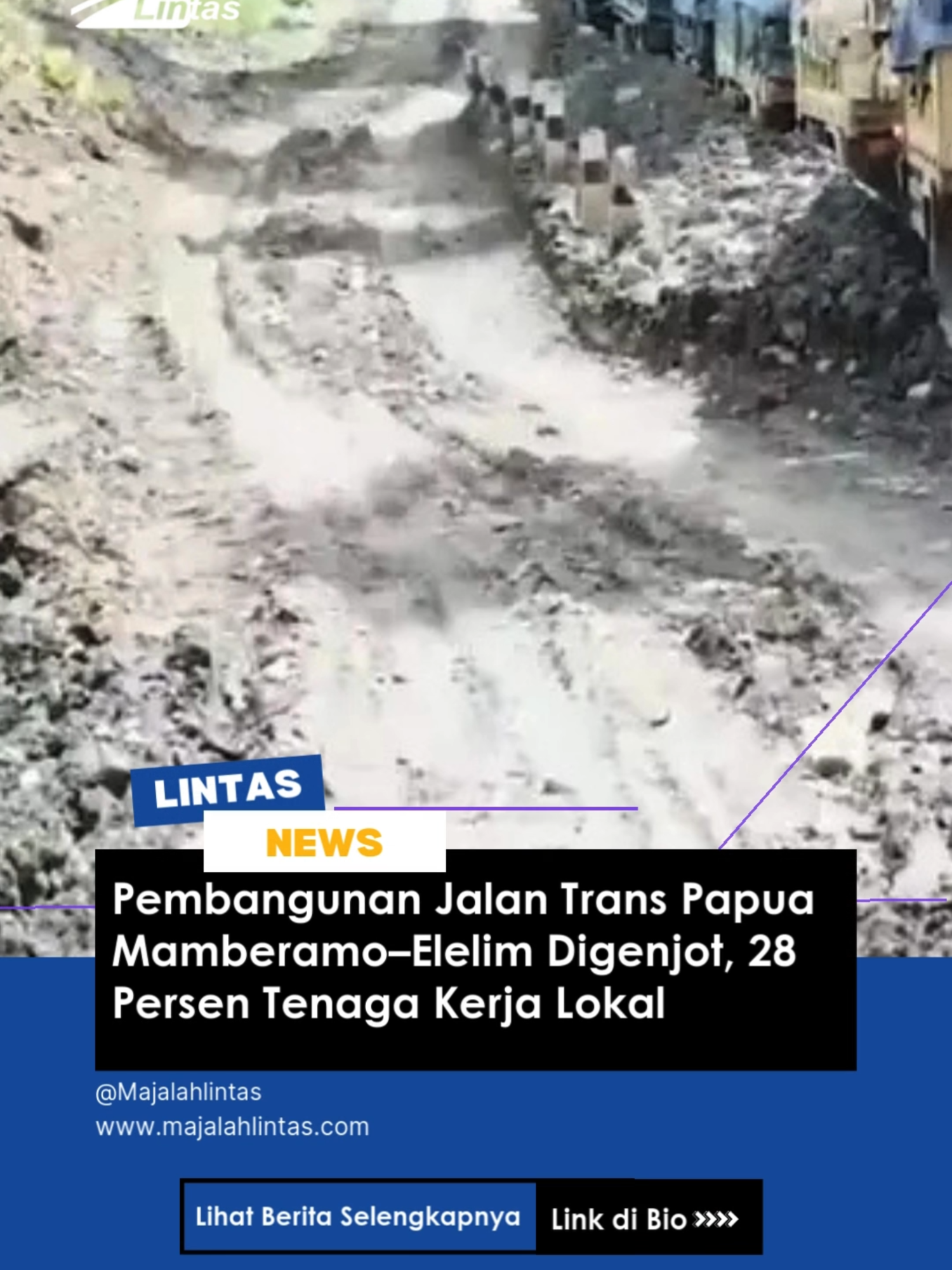 #transpapua #papua #jalan #perbaikanjalan #indonesia🇮🇩 #viralvideo #viral #lintasnews #news #fyp #majalahlintas #infrastruktur #mamberamo #elelim