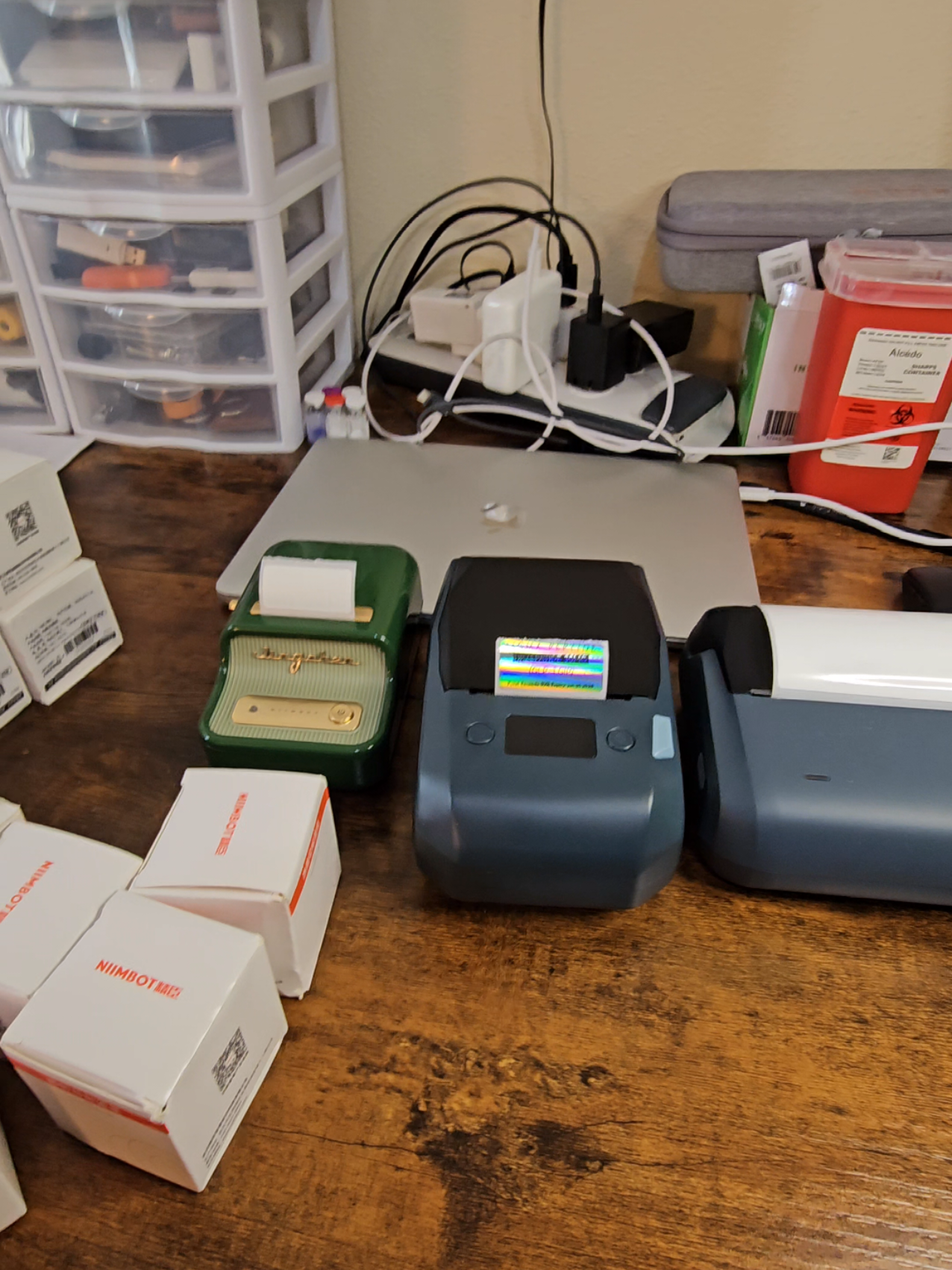 I got my latest Niimbot order in. So excited!!! Don't forget ti check out my 2nd video for a chance to win the Niimbot B4.  https://niimbots.com/?ref=nmrlqwbt 15% off first order: evergladesfl I use the Niimbot M2 with label sizes: 3ml 40x20mm & 10ml 50x30mm  #Niimbot #TRT #glp1 #ratatouille #tirzepatide 