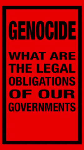 What are the legal obligations of our governments in relation to genocide?  Iceland‘s Minister of Foreign Affairs @Þorgerður Katrín Gun states that ethnic cleansing is going on and that it has all the characteristics of genocide. In relation to genocide all states have obligations under international law – obligations to prevent genocide and do their utmost to do so. So what exactly are our governments doing in order to fulfill those obligations? End complicity. Demand action. Sanctions now. The interviews aired on the prime news hour of Icelandic national broadcaster RÚV 30. August 2025. #sanctionisrael #sanctionisraelnow #sanctionisraelforwarcrimes #endcomplicity