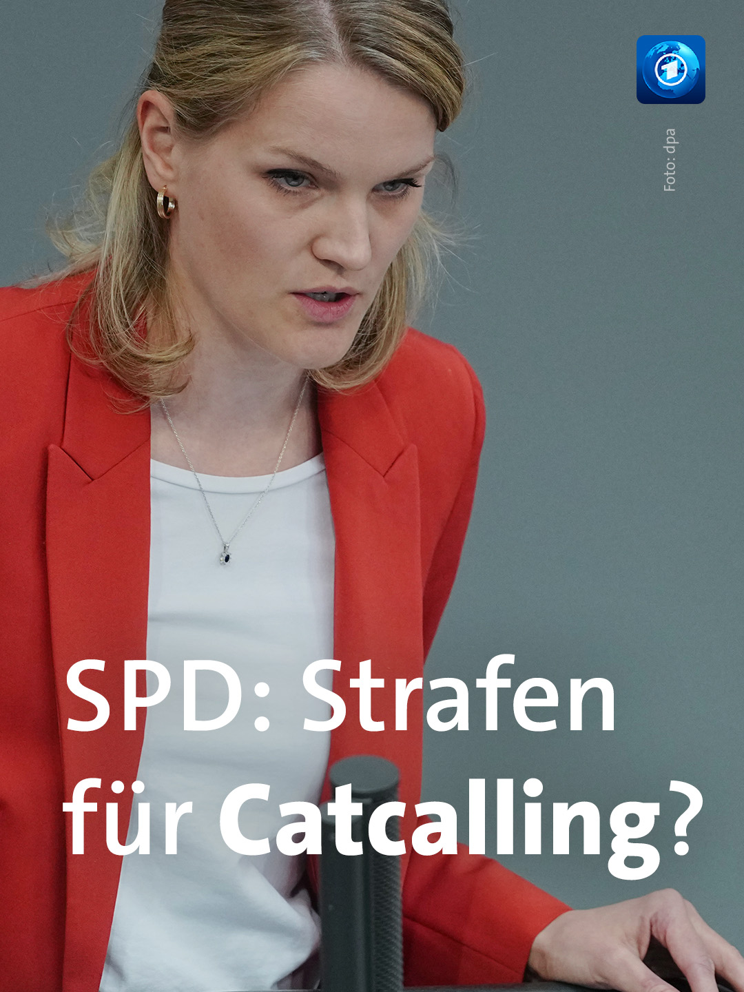 Die SPD-Bundestagsfraktion will Catcalling unter Strafe stellen. #catcalling #catcalls #spd #tagesschau #nachrichten