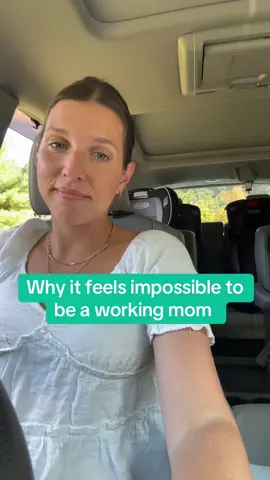 It feels nearly impossible because that’s the way it was set up. It wasn’t meant to be possible to do both. ##workingmom##millennialmom##wfhmom##sahmlife