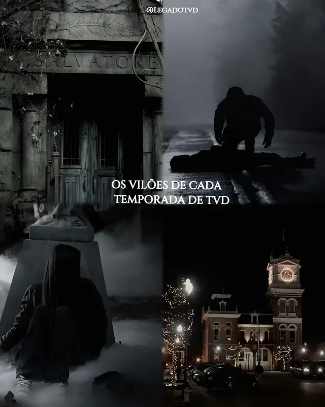 Os principais vilões de The Vampire Diaries de cada temporada. #thevampirediaries #diariodeumvampiro #tvd #viloes #vairal 