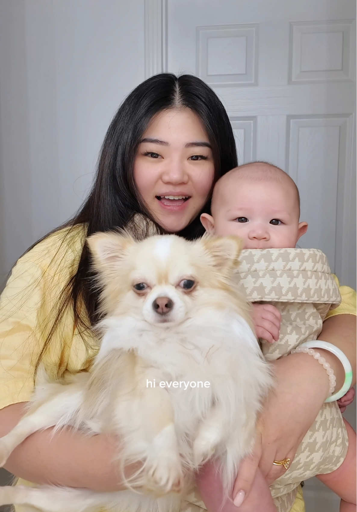 Barley baths might not be as fancy anymore, but seeing him cuddle with baby Laken is the most precious thing ever 🥹💖 #doggobath 