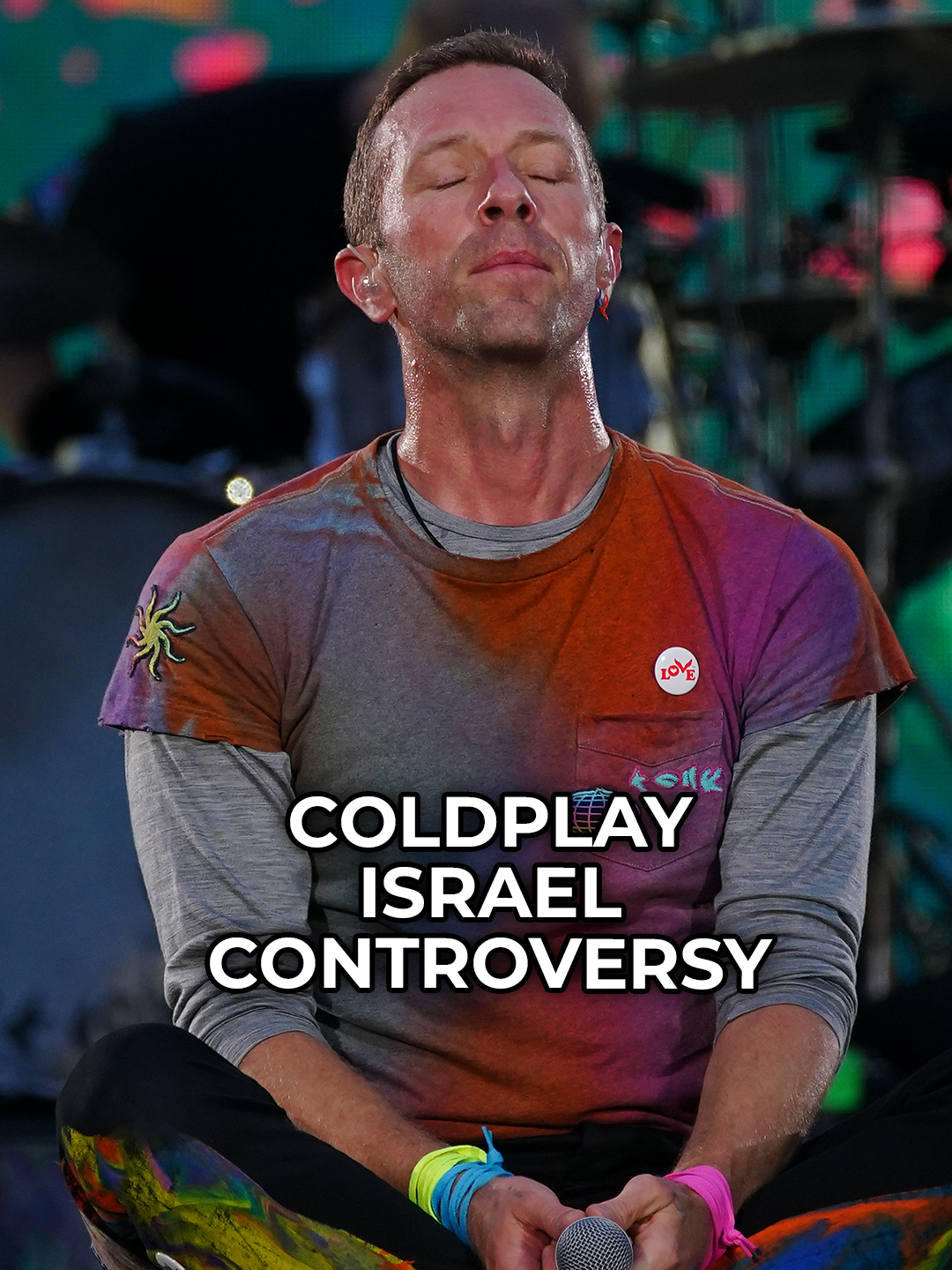 Chris Martin's comments on Israel and Palestine sparked outrage at a Coldplay concert #gaza #gbnews