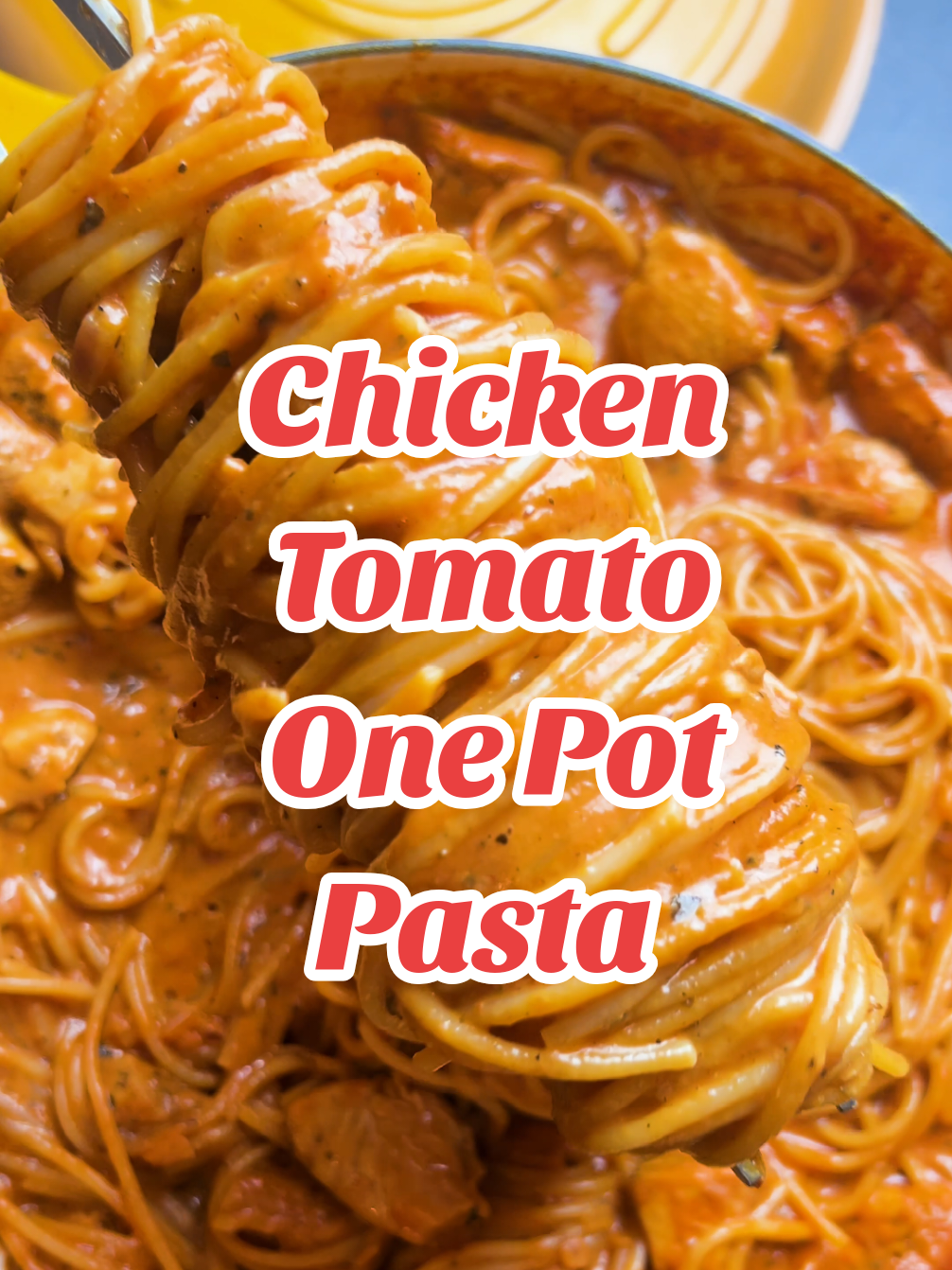 THE BEST ONE POT😍 Yes you've read it right! Here's the best one pot pasta recipe you will try🔥 This tomato and chicken pasta meal is just insane, soooooo good and yet quick and easy, it's unreal🤯 You'll only need a few ingredients, put everything in the pan and wait for your dinner to be ready✨ It's tasty and soooooo comforting, we're sure you will love it! The full recipe with steps and ingredients is in our Ultimate Pasta Cookbook, link in bio📝 Lots of love, Jo and Bart❤️ #pasta #chicken #tomato #delicious #FoodLover 