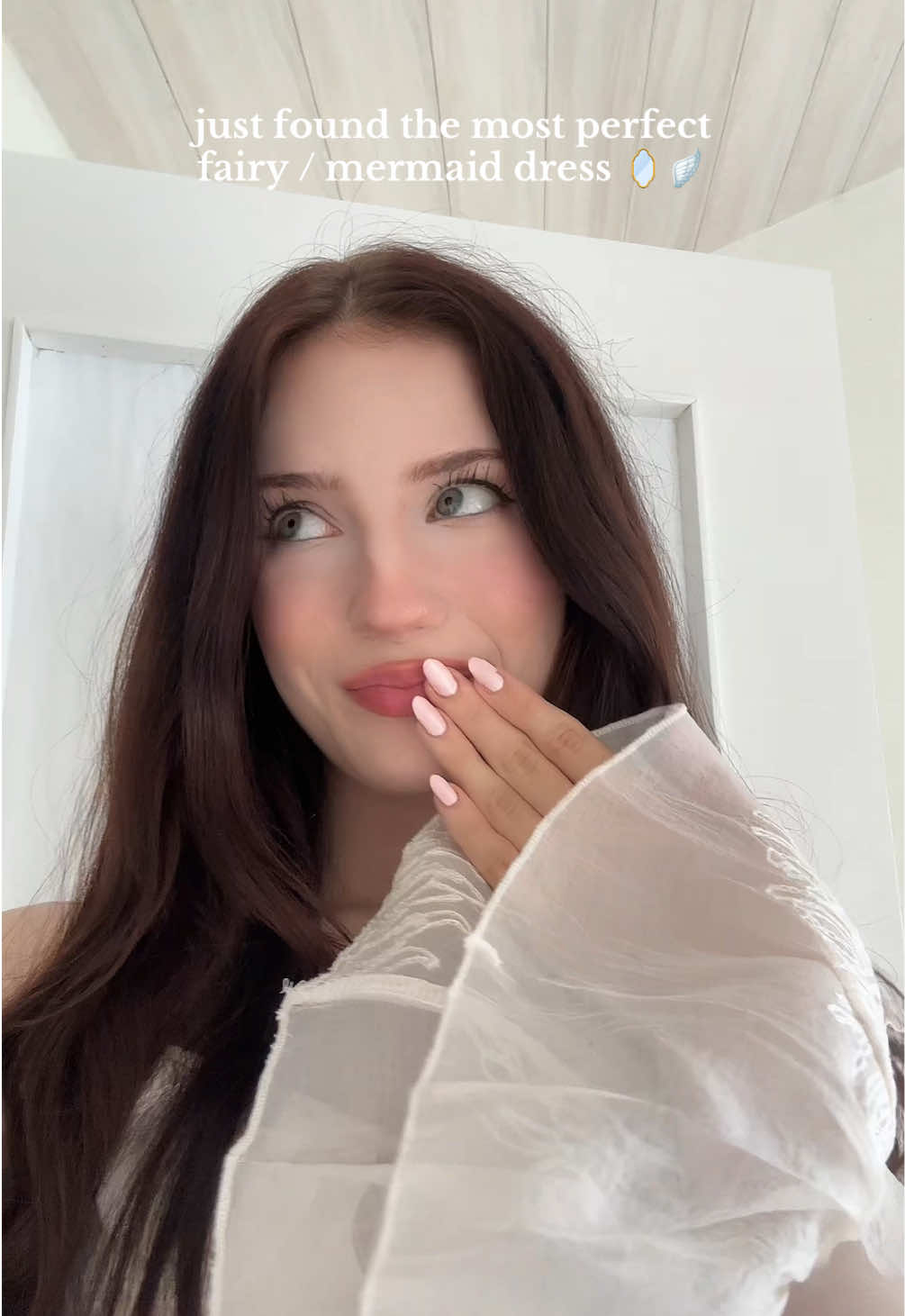I’m OBSESSED ✨✨ #dreamyaesthetic #etherealdress #whitedress #girlyaesthetic #girlydress 