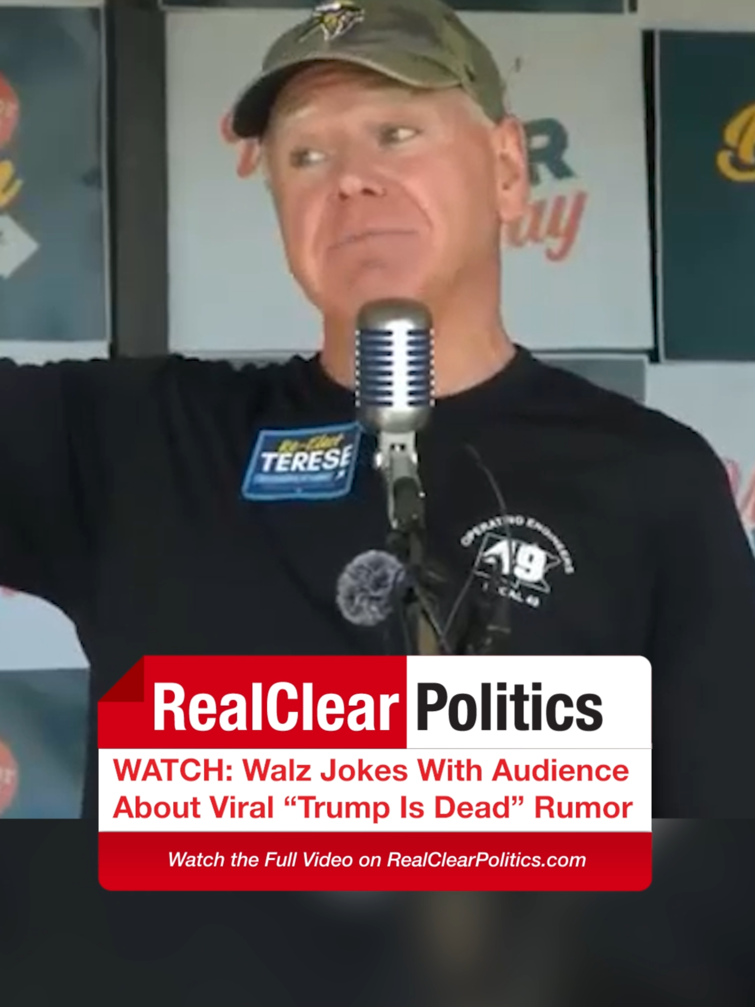 WATCH: Walz Jokes With Audience About Viral 