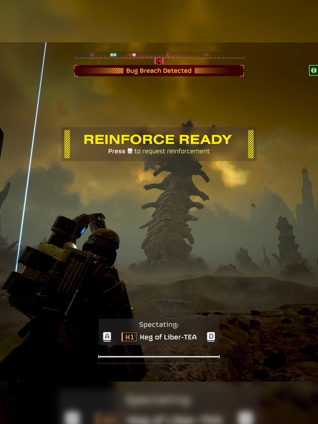 Galaxy First Hive Lord Rodeo #helldivers2 #hivelord