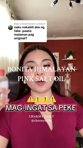 Replying to @Erlyn Paredes nasa yellow basket po ang legit store. #bonitahimalayanpinksaltoil 
