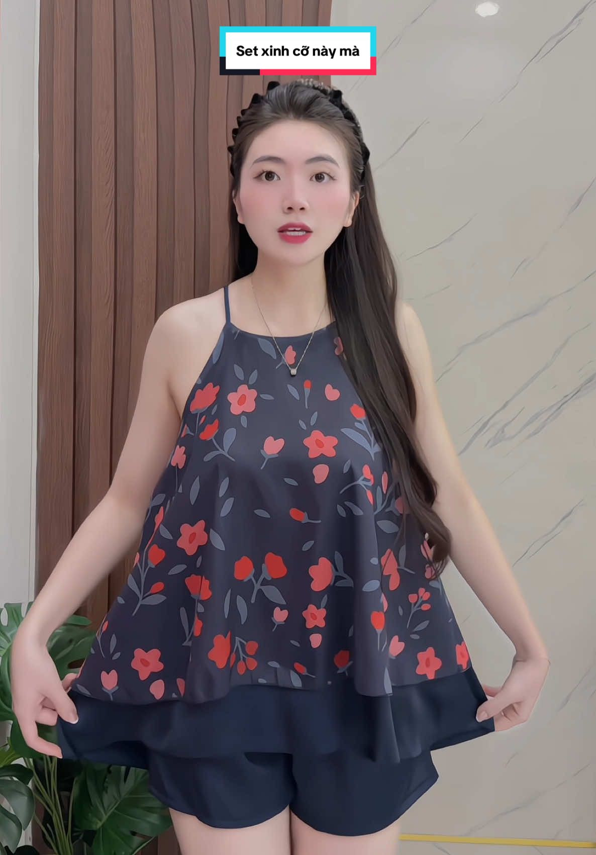 Set yếm 2 lớpp lụa tơ 🥰