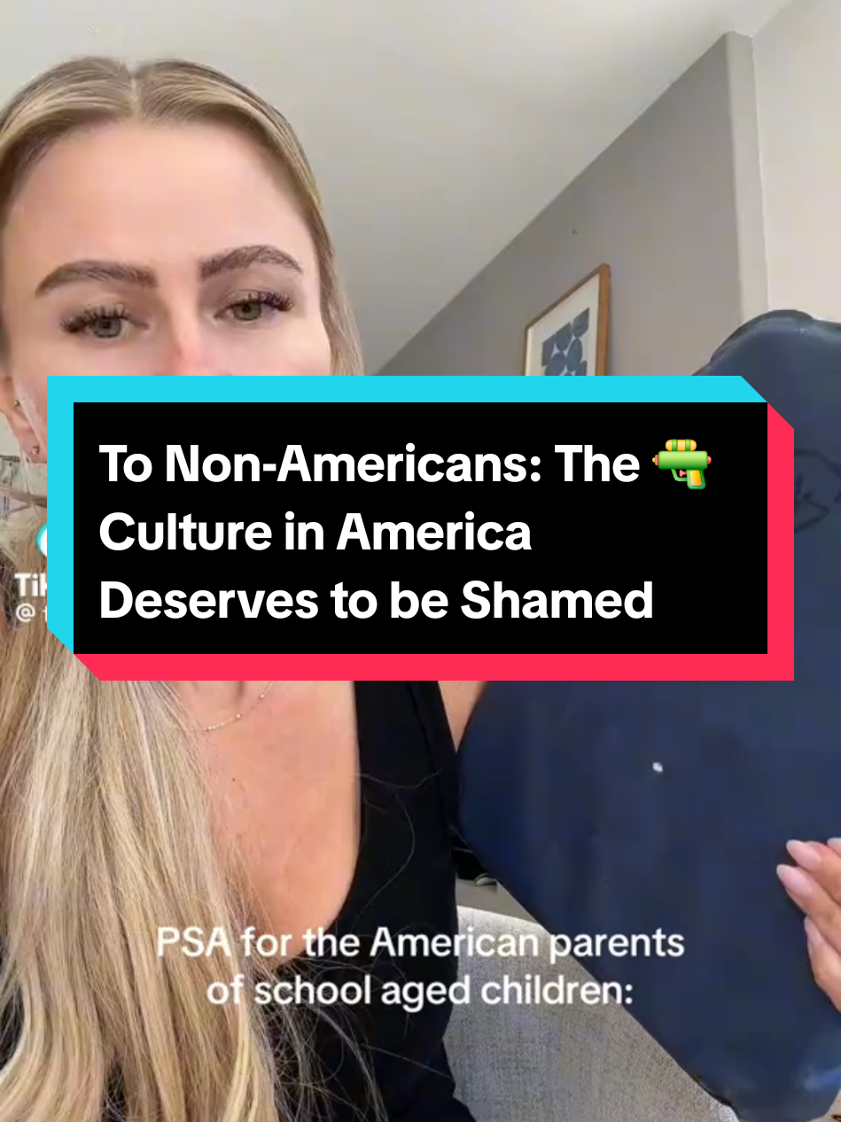 To all non-Americans who don't quite understand the depth and breadth American 🔫  culture, we absolutely deserve to be shamed.  #globetok #worldtok #international #Americans #freedom 