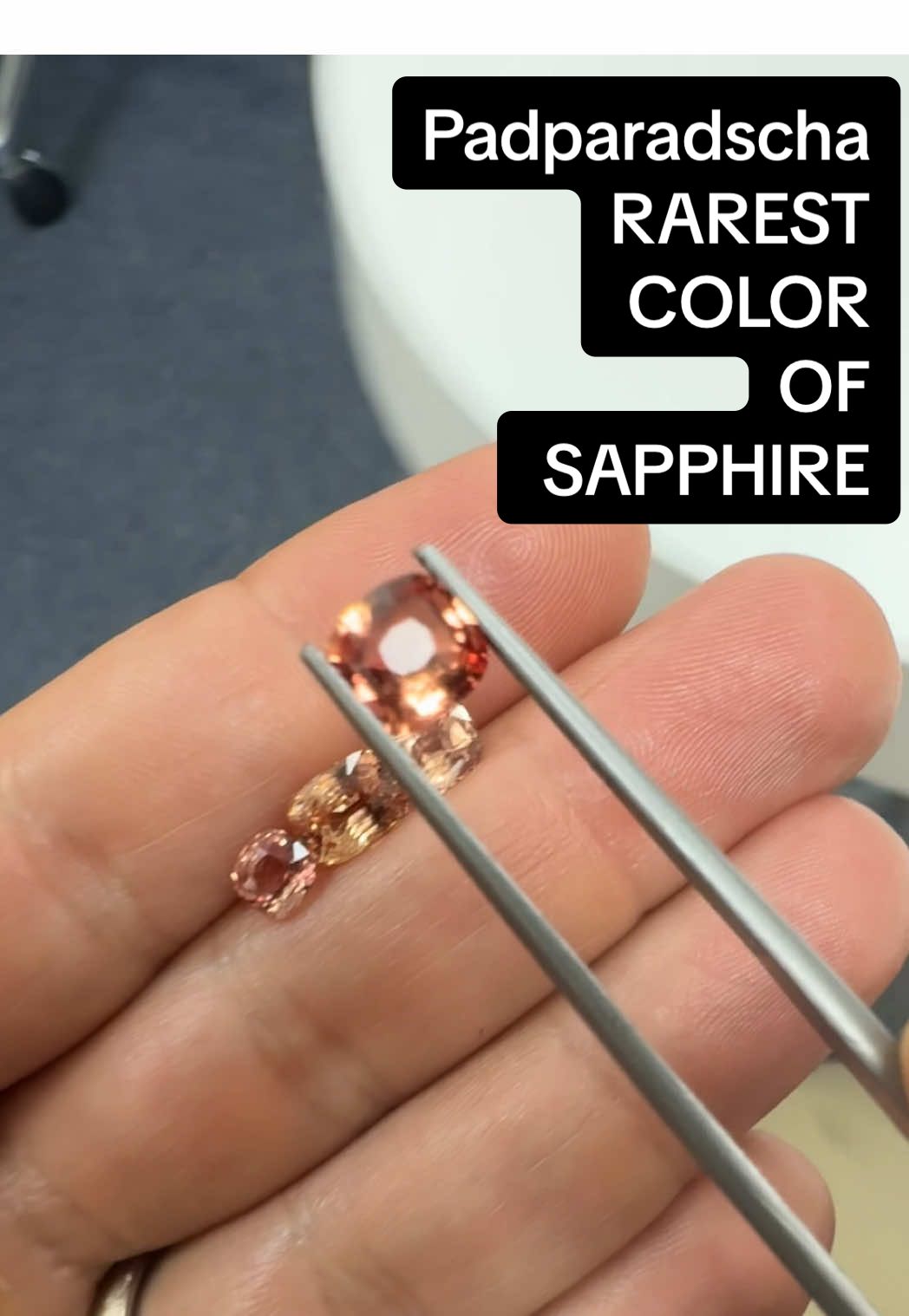 If you were wondering what the rarest color of sapphire is? It is called #padparadscha find them at the Hong Kong Show September 15-19 Booth 9H32