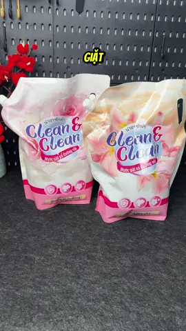 Combo 2 túi nước giặt clean dung tích 3,2 lít mỗi túi #nuocgiat #nuocgiatxa 