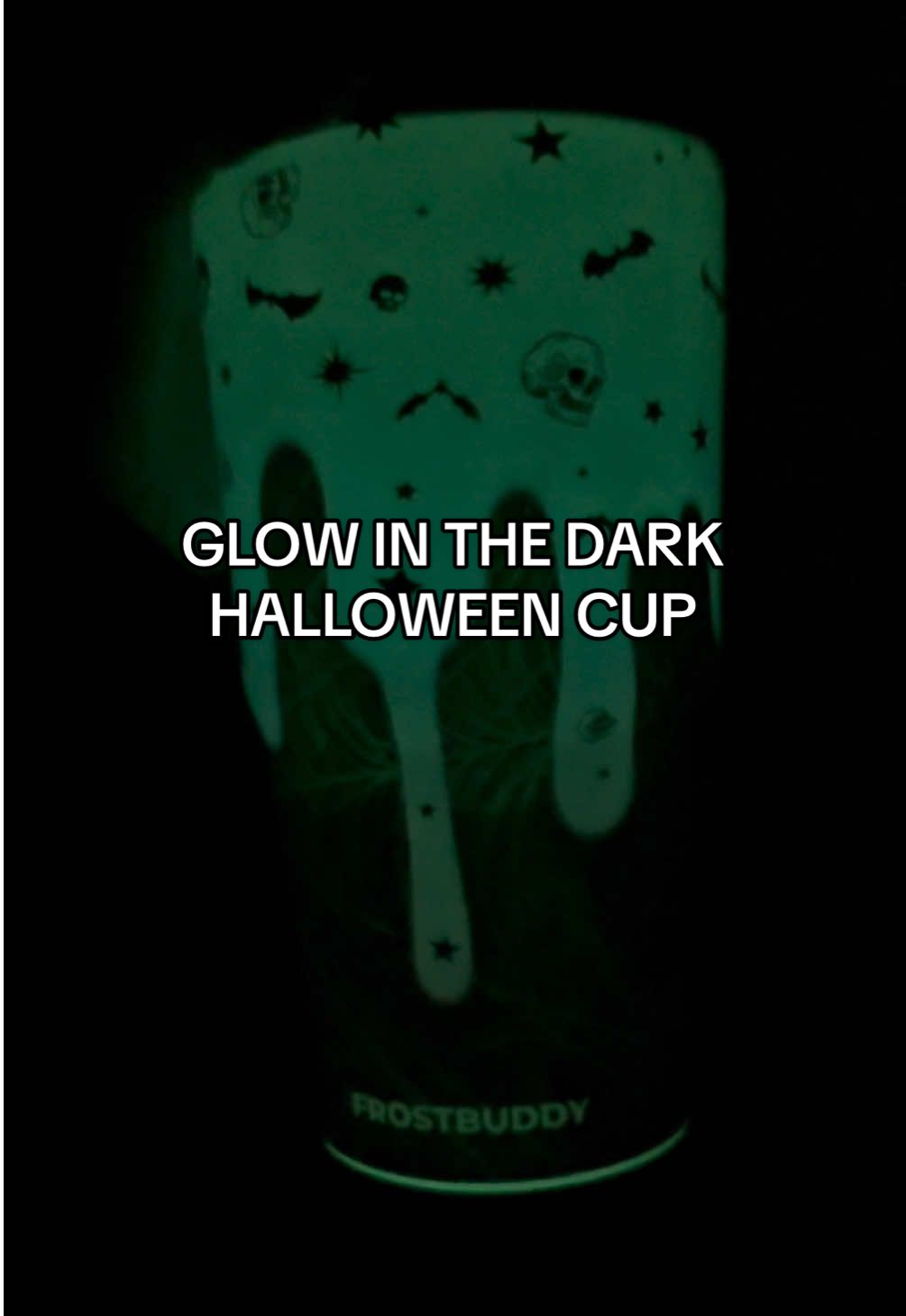 Frost Buddy killed it with their Halloween cups this year don’t miss out!  #frostbuddy #halloweencup #glowinthedark #togocup 