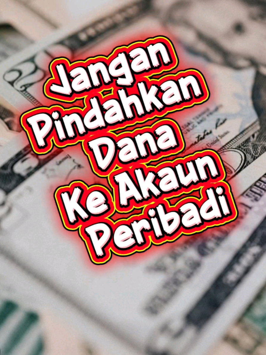 Sebagai pelabur pastikan modal pelaburan anda tidak dipindahkan ke individu dimana anda berurusan.