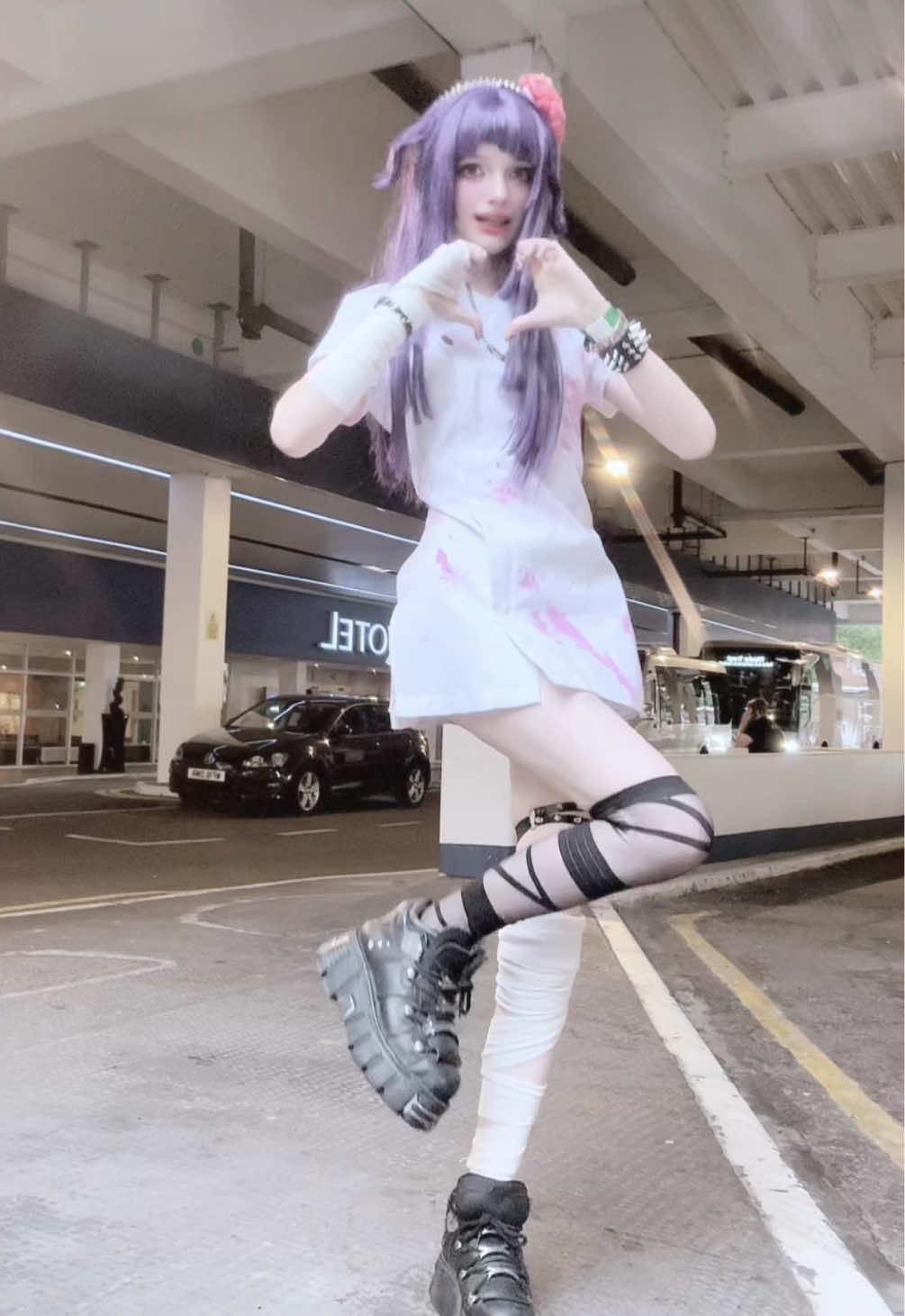heavy shoes so hard to dance  #mikantsumiki #danganronpa #ダンガンロンパ #cosplay #コスプレ 