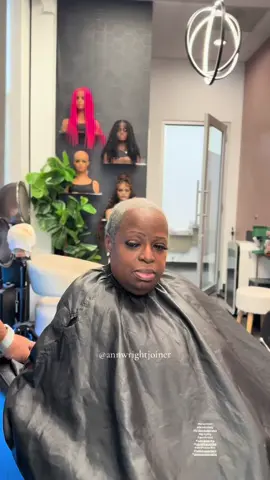 Happy 60th Birthday 🥰 #annwrightjoiner #greybraids #hairlifelaughs #beautician  #alopeciaspecialist 