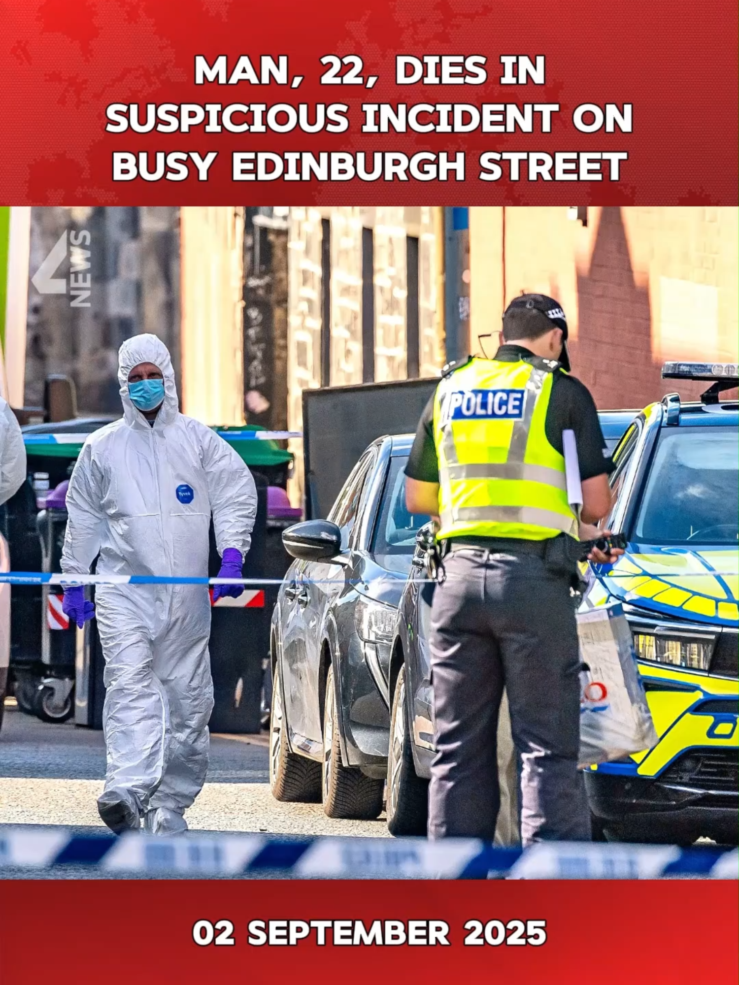 Man, 22, Dies in Suspicious Incident on Busy Edinburgh Street #Edinburgh #Leith #UKNews #EdinburghNews #BreakingNews #ScottishNews #GreatJunctionStreet #UKCrime #Scotland