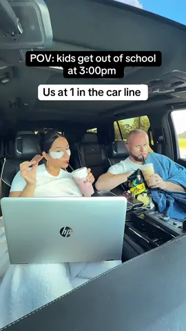 I’m sure a lot of parents can agree that if you’re not one the first ones, you’re last! 😅 how early are yall getting there for pickup? #parents #fyp #parentsoftiktok #relatable 