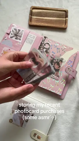first time doing this and I don’t think I really like it 😭 I’m sorry for the constant sound my phone makes… hope it’s still relaxing ! #kpop #ateez #photocardcollection #asmr #photocard 