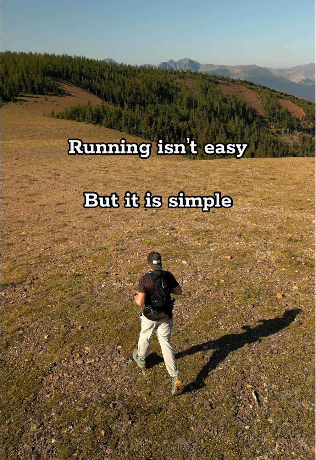 Running was never meant to be easy but it’s always been simple. One step, then another.  #SimpleNotEasy #TrailRunning #RunLife #KeepMovingForward #MilesNotExcuses    