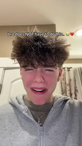 what is wrong with bro 😭💔 #based #fluffyhair 