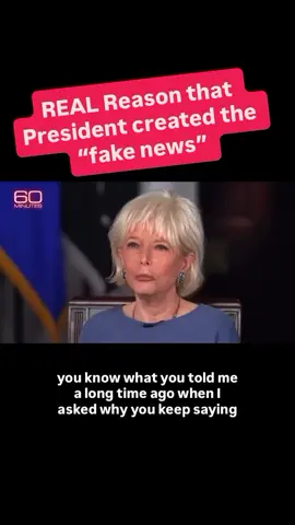Trump confessed in a 60 minutes interview that he calls the media fake on purpose so public won’t believe the truth about him. #conservatives #democrats #maga #republican #trump 