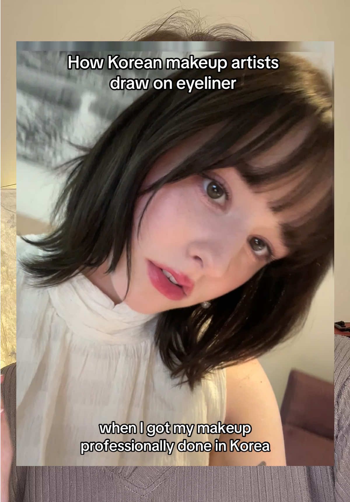 It’s easier than it looks! How to get perfect eyeliner! The secret tricks Kpop Idol Makeup Artists use! 💗 #imdalla #makeup #makeuptutorial #koreanmakeuptutorial #makeupartist 