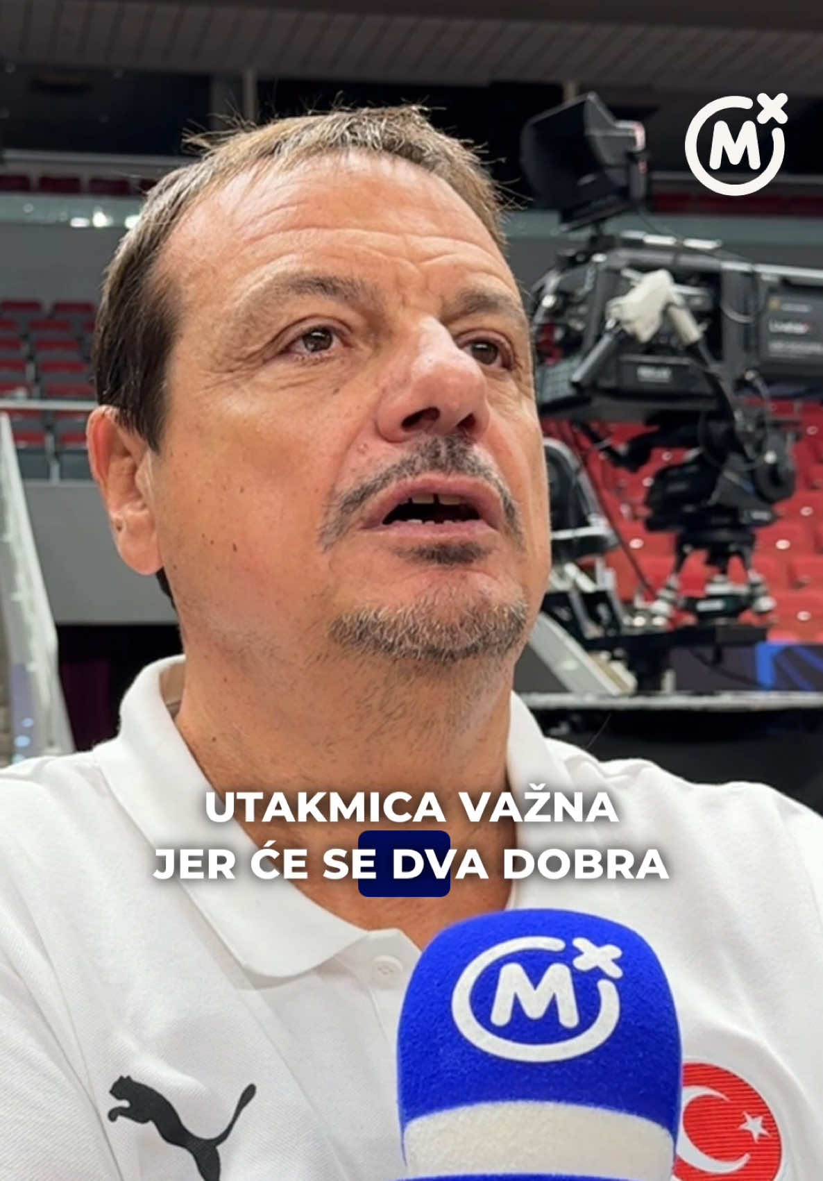 Ergin Ataman pred Srbiju: “Sutrašnja utakmice je bitna, ali bih više voleo da dobijemo Srbiju u finalu.” #EuroBasket #mozzartsport 