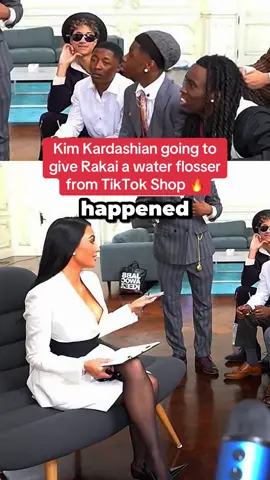 Kim kardashain even uses this water flosser #kaicenat #kimkardashian #rakai 