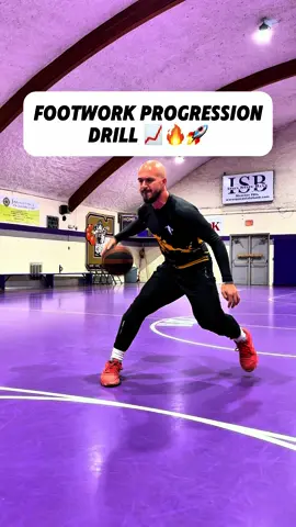 Master your footwork with this progression drill 🎒🔥📈