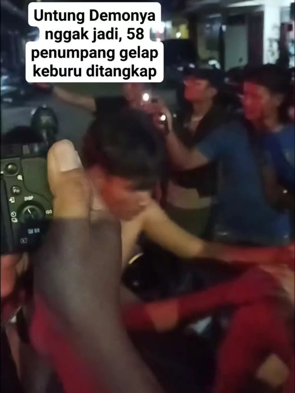 01/09/2025 Penumpang gelap saat Demonstrasi di Indramayu #viral #trending #foryou #capcut #fyp 