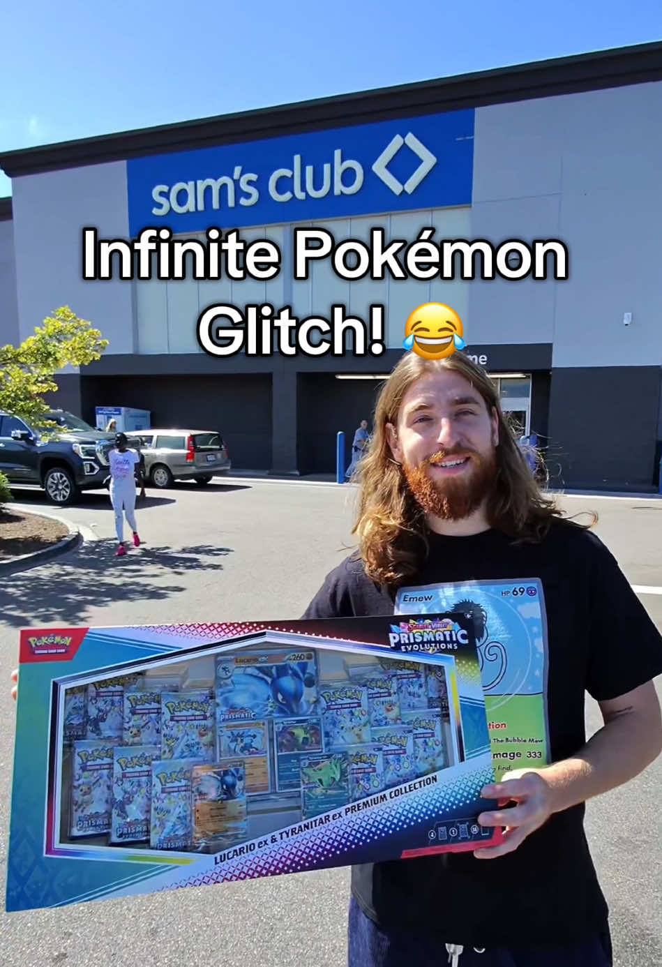 Prismatic Evolutions at Sam’s Club?! #pokemon #pokemoncards #pokemoncommunity #prismaticevolutions #prank 