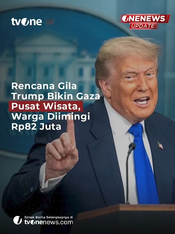 Presiden Amerika Serikat Donald Trump dilaporkan akan membuat rencana gila bikin Jalur Gaza, Palestina jadi pusat wisata. Warga bahkan diiming-imingi US$5.000 atau Rp82 juta untuk keluar secara sukarela. Rencana itu tertuang dalam proposal pasca agresi dari pemerintahan Donald Trump 