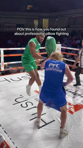 This was an INSANE round from  👉 @Hush. Presents Pillow Fight Championship on ESPN 🔥 stay tuned for our upcoming event to announced soon 👀  #PFC #PillowFightChampionship  #Sports #PillowFight #ProfessionalPillowFighting